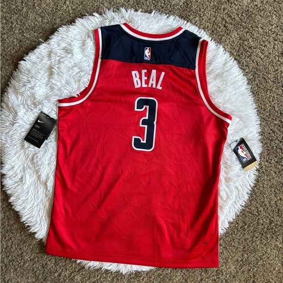 Nike NBA Washington Wizards Beal Jersey New Boys Size Large - Picture 2 of 11